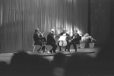 The Budapest String Quartet in 1961