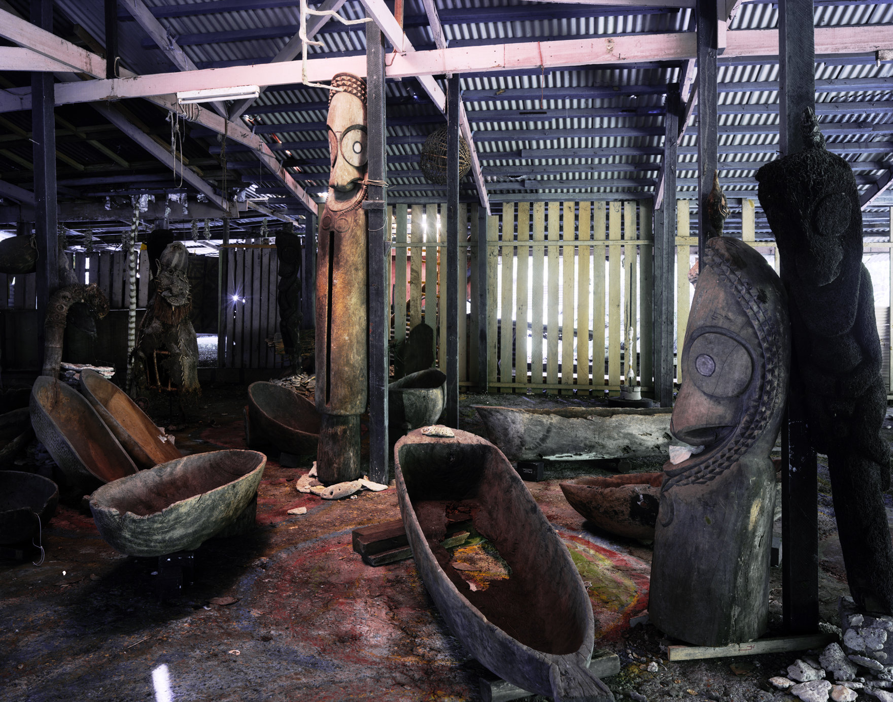 Collection storage shed, Esnaar, Port Villa, Vanuatu, photo by Mark Adams, 2014