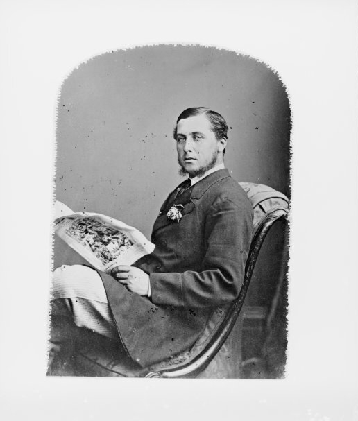 Prince Alfred, Duke of Edinburgh, ca. 1869. Photograph by the Wanganui studio of W J Harding.