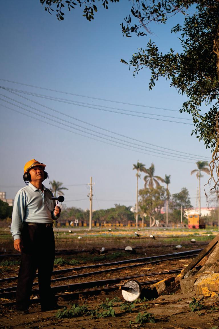 Hong-Kai Wang, "Music While We Work" (2011), a participatory project developed with former sugar factory workers in Huwei, Yunlin, Taiwan. Photo by You-Wei Chen.