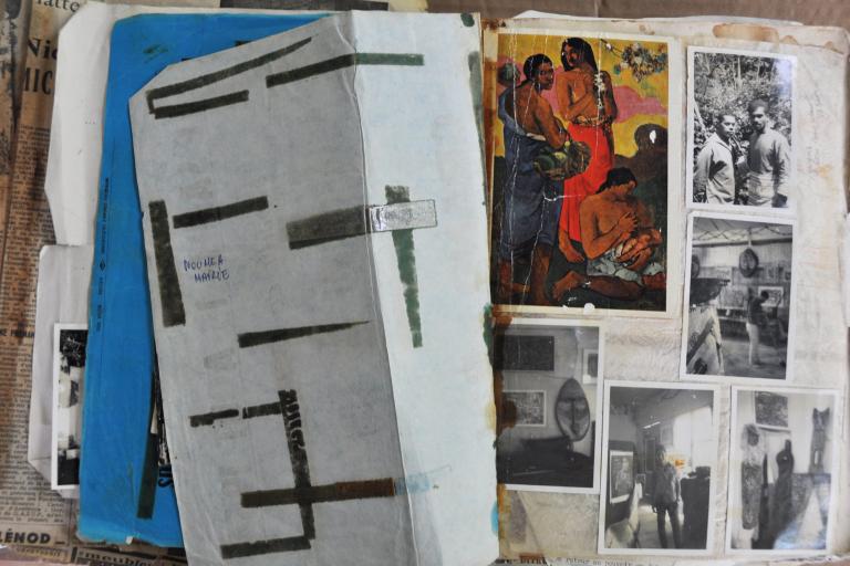 Pacific Islands scrapbooks, c. 1959-67, photo by Peter Brunt, image coutesy of Aloï Pilioko