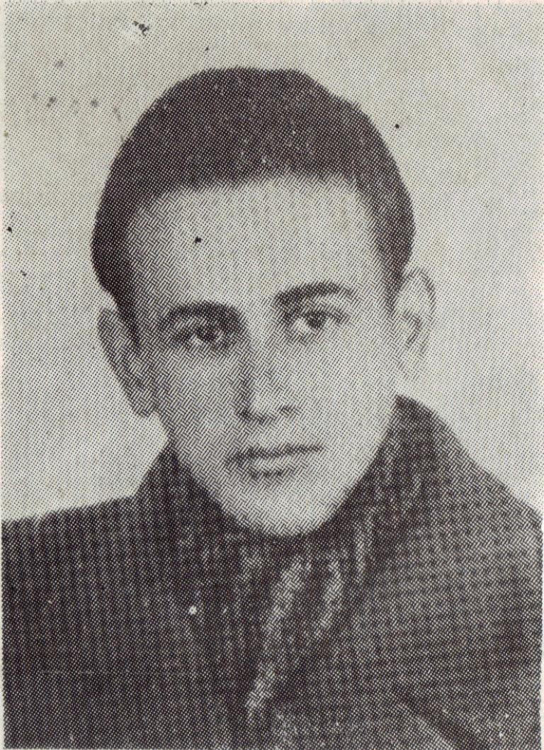 Paul Celan, 1941. Photographer unknown.