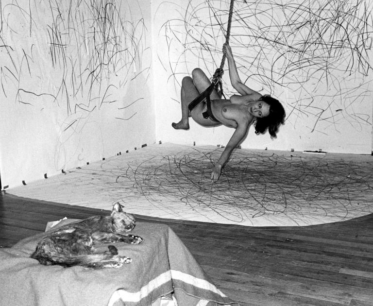 Carolee Schneemann, “Up To and Including Her Limits” (1973–76)