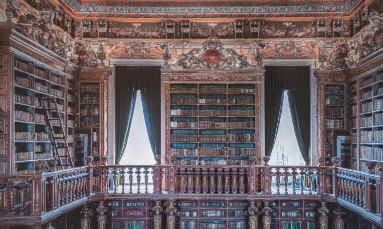 Biblioteca Joanina, University of Coimbra. Licensed under cc by 2.0.