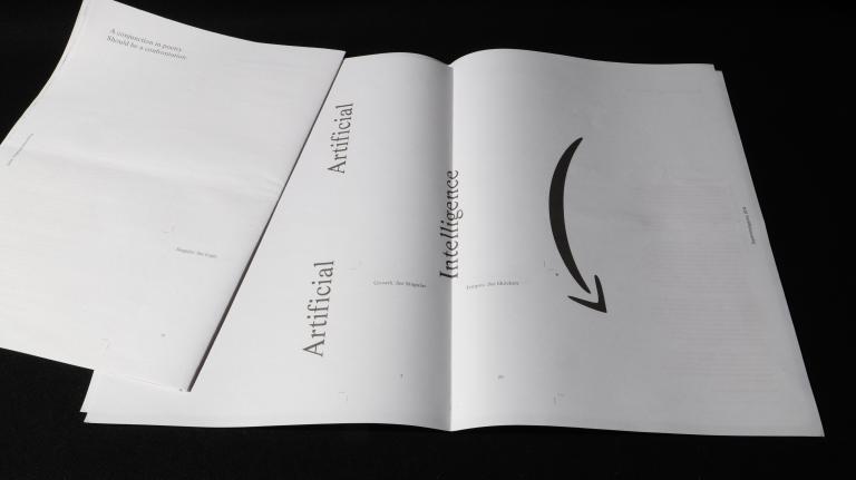 Open spread showing "Superintelligence" (2014), in Nick Thurston's Always More, The Everyday Press, London.