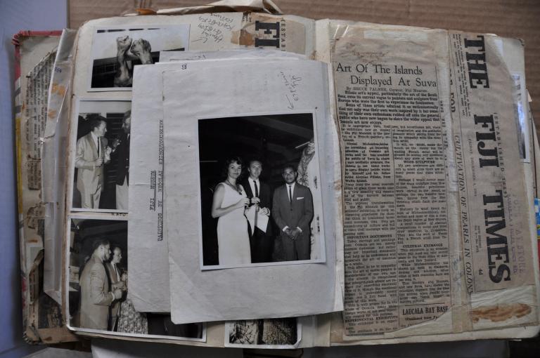 Pacific Islands scrapbooks, c. 1959-67, photo by Peter Brunt, image coutesy of Aloï Pilioko