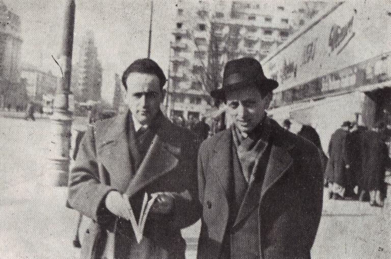 Paul Celan and Petre Solomon, Bucharest, spring 194