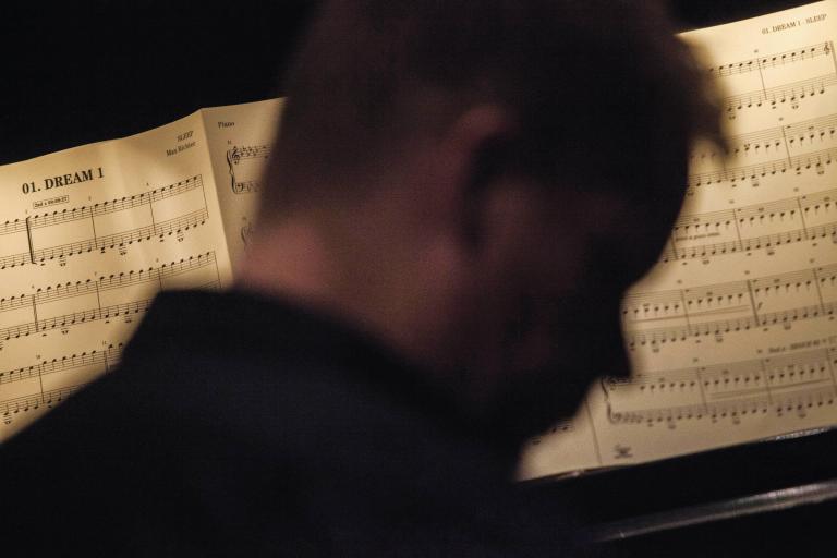 Max Richter and the ACME performing Sleep at SXSW, Austin, 2018. Photo Mike Terry