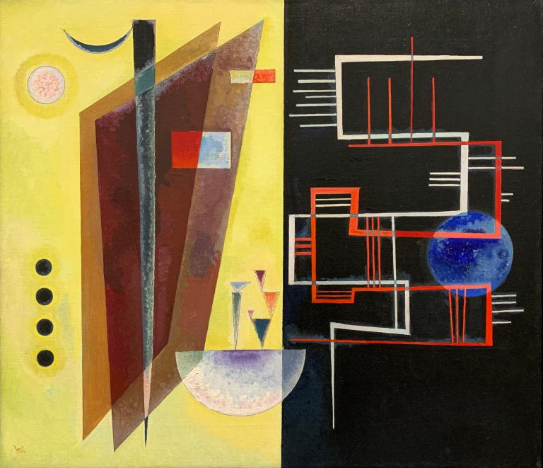 Wassily Kandinsky, Inner Alliance, 1929. Oil on canvas. Albertina, Vienna.