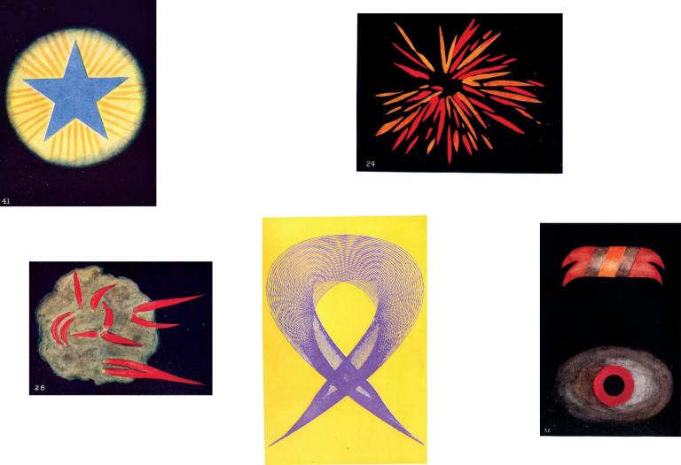 Illustrations from Thought-Forms by John Varley Jr., Mr Prince, and Miss Macfarlane, 1905.