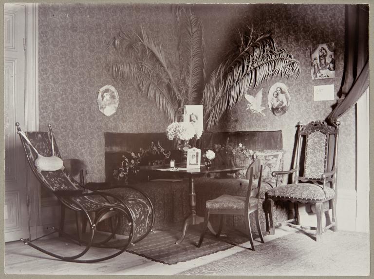 Séance room used by De Fem (The Five), Stockholm, 1890s. Photo courtesy of the Hilma af Klint Foundation.
